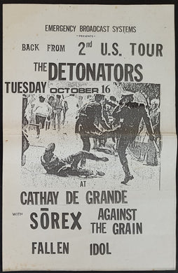 Detonators - Tuesday October 16, 1984