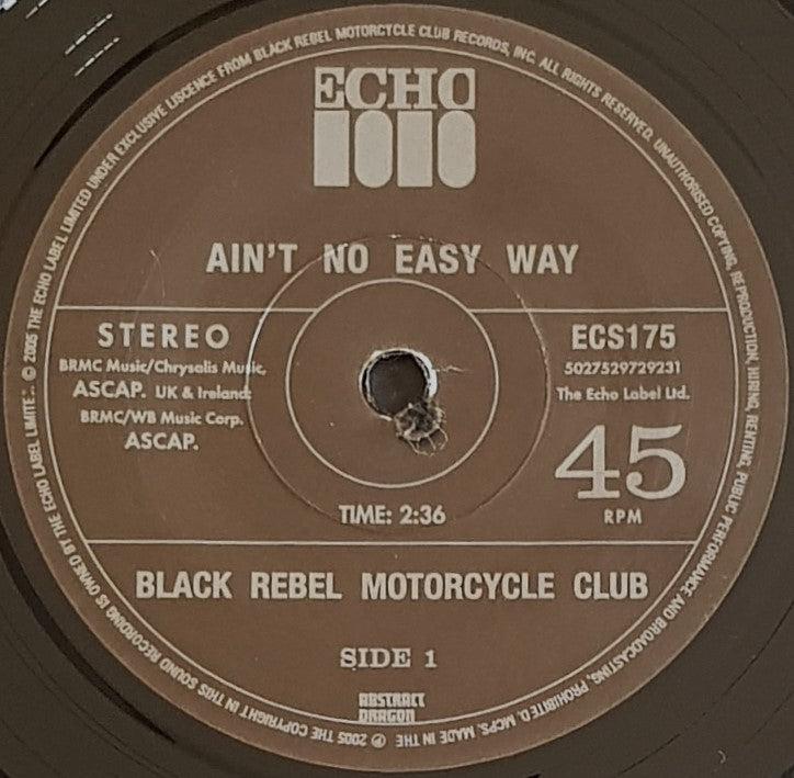 Black Rebel Motorcycle Club - Ain't No Easy Way – Vicious Sloth