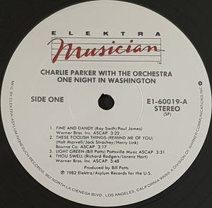 Parker, Charlie - One Night In Washington