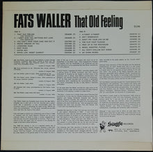 Load image into Gallery viewer, Fats Waller - That Old Feeling
