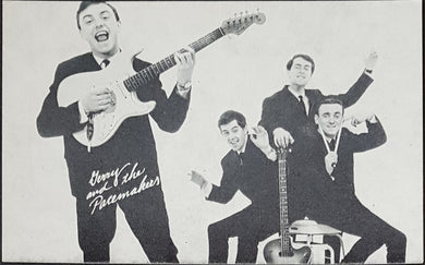 Gerry And The Pacemakers - 1960's Black & White Band Picture Card