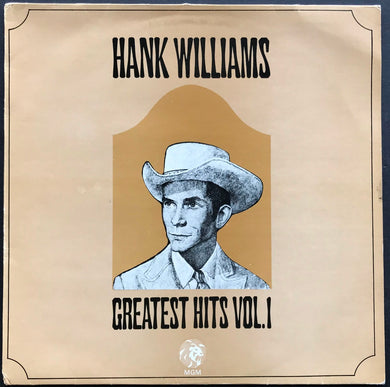 Williams, Hank  - Hank Williams Greatest Hits Vol.1