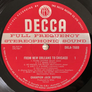 Champion Jack Dupree - From New Orleans To Chicago