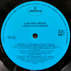 Fleetwood Mac (Lindsey Buckingham) - Law And Order