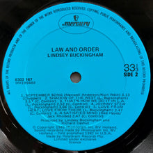 Load image into Gallery viewer, Fleetwood Mac (Lindsey Buckingham) - Law And Order