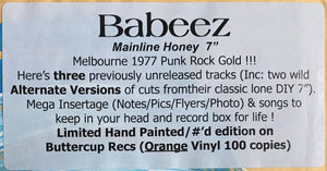 Babeez - Mainline Honey