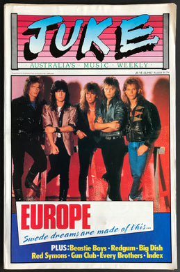 Europe - Juke June 13 1987. Issue No.633