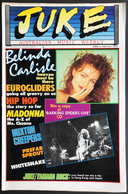 Belinda Carlisle - Juke April 16 1988. Issue No.677