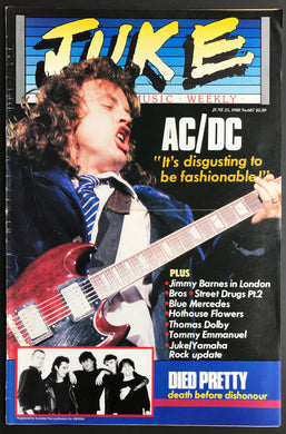 AC/DC - Juke June 25 1988. Issue No.687