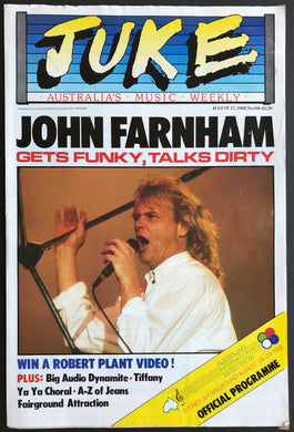 John Farnham - Juke August 27 1988. Issue No.696