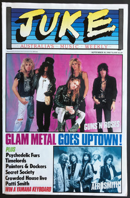 Guns N'Roses - Juke September 10 1988. Issue No.698