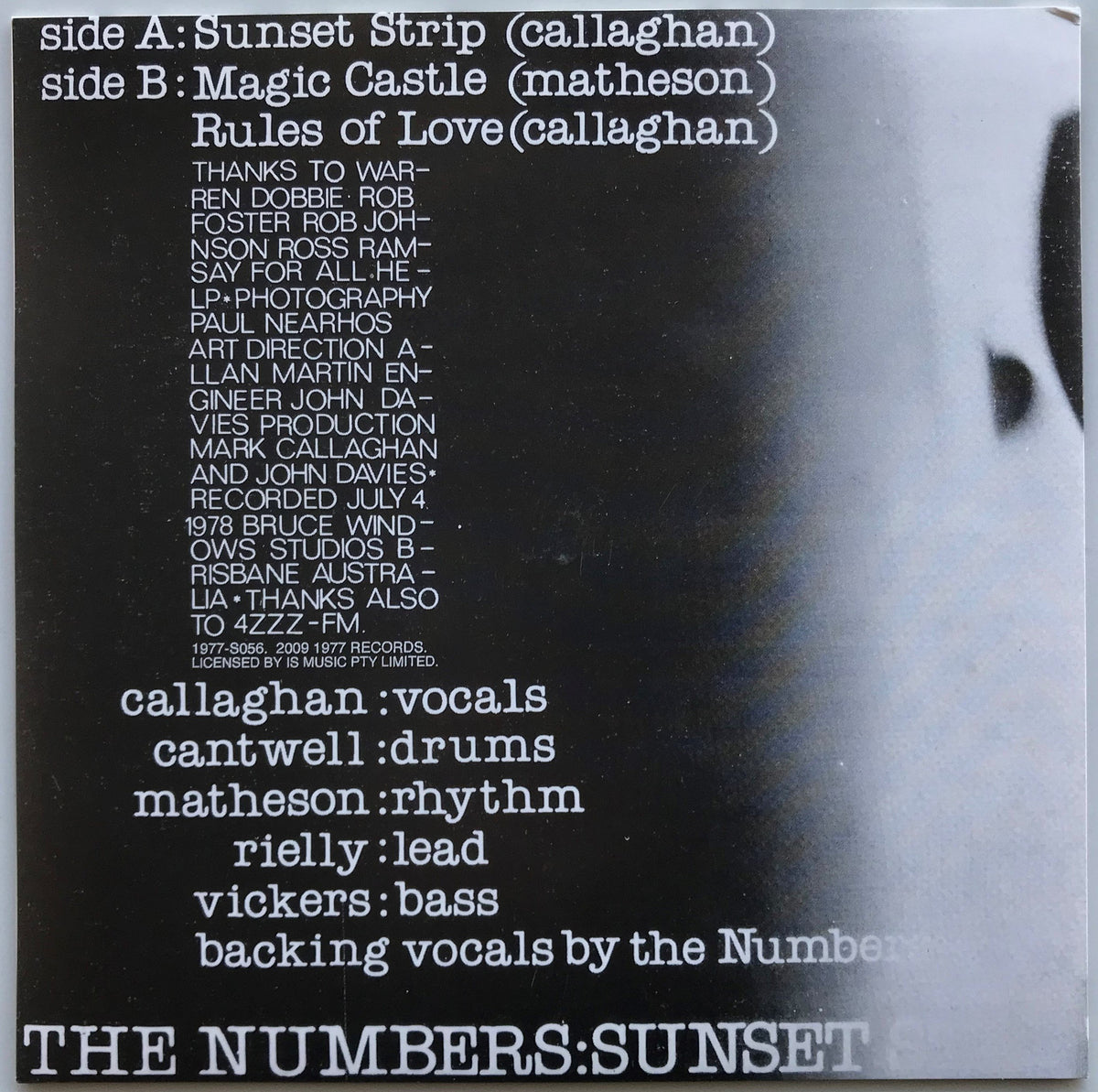 Numbers - Sunset Strip – Vicious Sloth Collectables