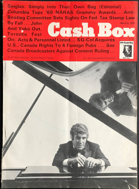 Burt Bacharach - Cash Box