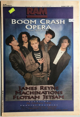 Boom Crash Opera - RAM #318 October 7, 1987
