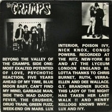 Load image into Gallery viewer, Cramps - Beyond The Valley Of The Cramps
