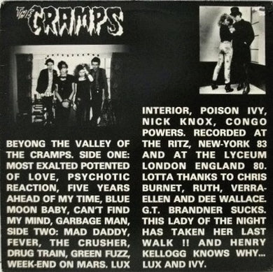 Cramps - Beyond The Valley Of The Cramps