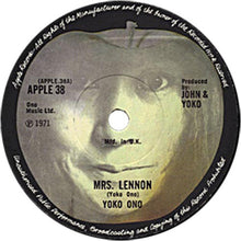 Load image into Gallery viewer, Beatles (Yoko Ono) - Mrs.Lennon