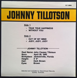 Johnny Tillotson - True True Happiness