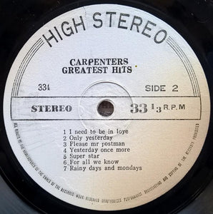 Carpenters - Greatest Hits