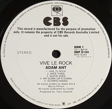 Load image into Gallery viewer, Adam Ant - Vive Le Rock