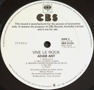 Adam Ant - Vive Le Rock
