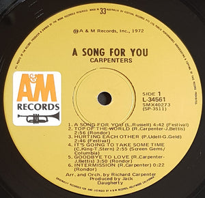 Carpenters - A Song For You