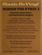 Load image into Gallery viewer, V/A - Behind The Dykes 3 &#39;Even More Beat, Blues And Psychedelic Nuggets&#39;