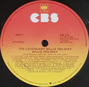 Billie Holiday - The Legendary Billie Holiday