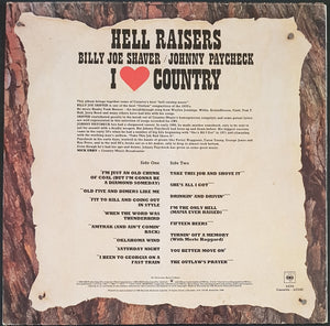 Billy Joe Shaver / Johnny Paycheck- Hell Raisers.