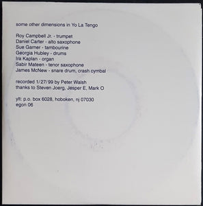 Yo La Tengo - Some Other Dimensions In Yo La Tengo