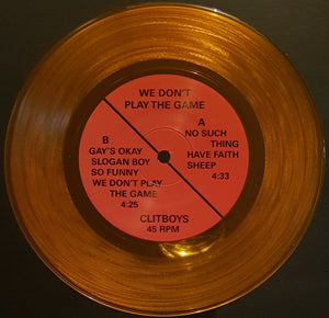 Clitboys - We Dont Play The Game - Gold Vinyl
