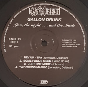 Gallon Drunk - You, The Night ... And The Music