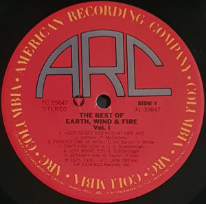 Earth,Wind & Fire - The Best Of Earth Wind & Fire Vol.1