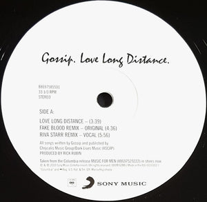 Gossip - Love Long Distance
