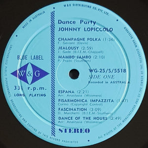 Johnny Lopiccolo - Johnny Lopiccolo's Dance Party