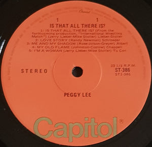 Lee, Peggy - Is That All There Is?