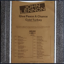 Load image into Gallery viewer, Lennon, John- Give Peace A Chance