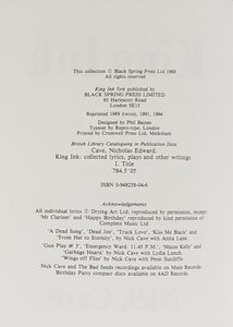 Nick Cave - King Ink