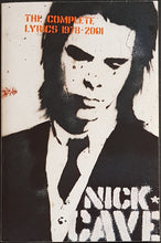 Load image into Gallery viewer, Nick Cave - The Complete Lyrics 1978 - 2001