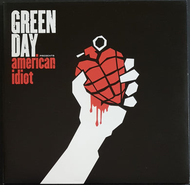 Green Day - American Idiot - Red & White Black Swirl Vinyl