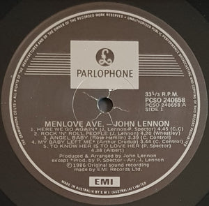 Lennon, John- Menlove Ave.