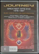Load image into Gallery viewer, Journey - Greatest Hits DVD 1978-1997