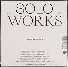 Load image into Gallery viewer, Simon Raymonde - Solo Works 96 98