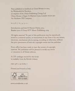 Beatles - The Beatles Lyrics By Hunter Davies
