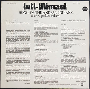 Inti-Illimani - Songs Of The Andean Indians