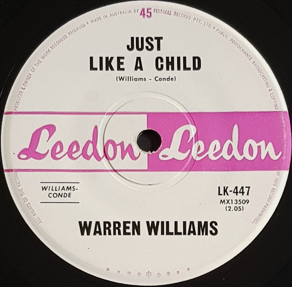 Williams, Warren - Just Like A Child