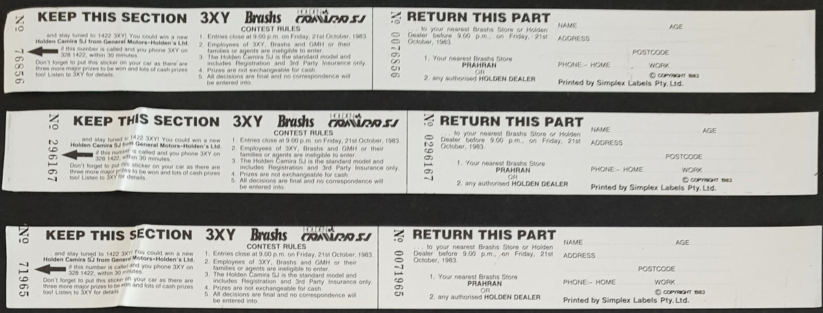 Miscellaneous / Art - 1980's Radio Station Stickers – Vicious Sloth ...