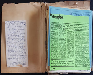 Stranglers - Press Clippings Folder