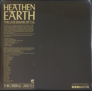 Throbbing Gristle - Heathen Earth (The Live Sound Of T.G.)- Blue Vinyl