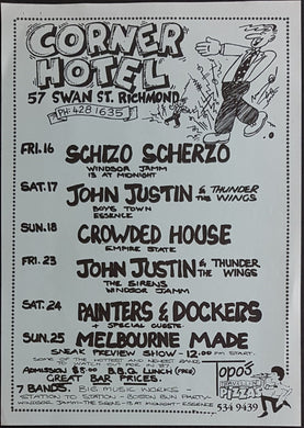 Crowded House - Corner Hotel January 1987